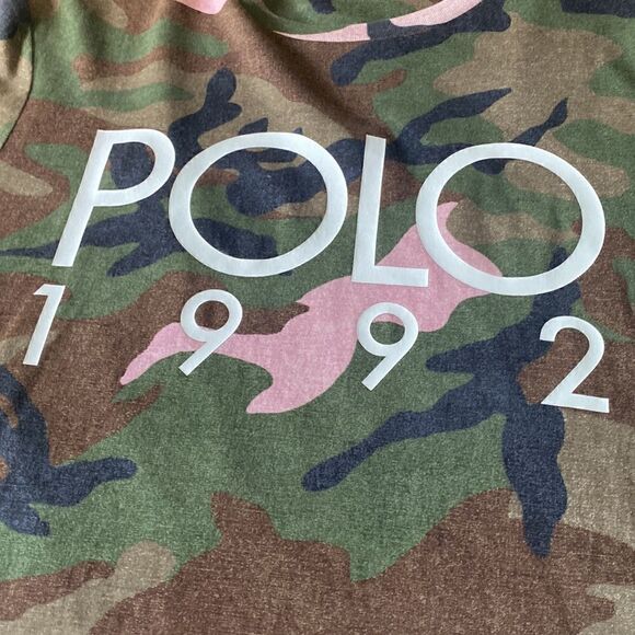 EUC Polo graphic tee camo print size med slim fit - Picture 3 of 5